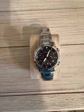 Oceanaut/Oceanus Unisex Silver-Tone Chronograph Watch
